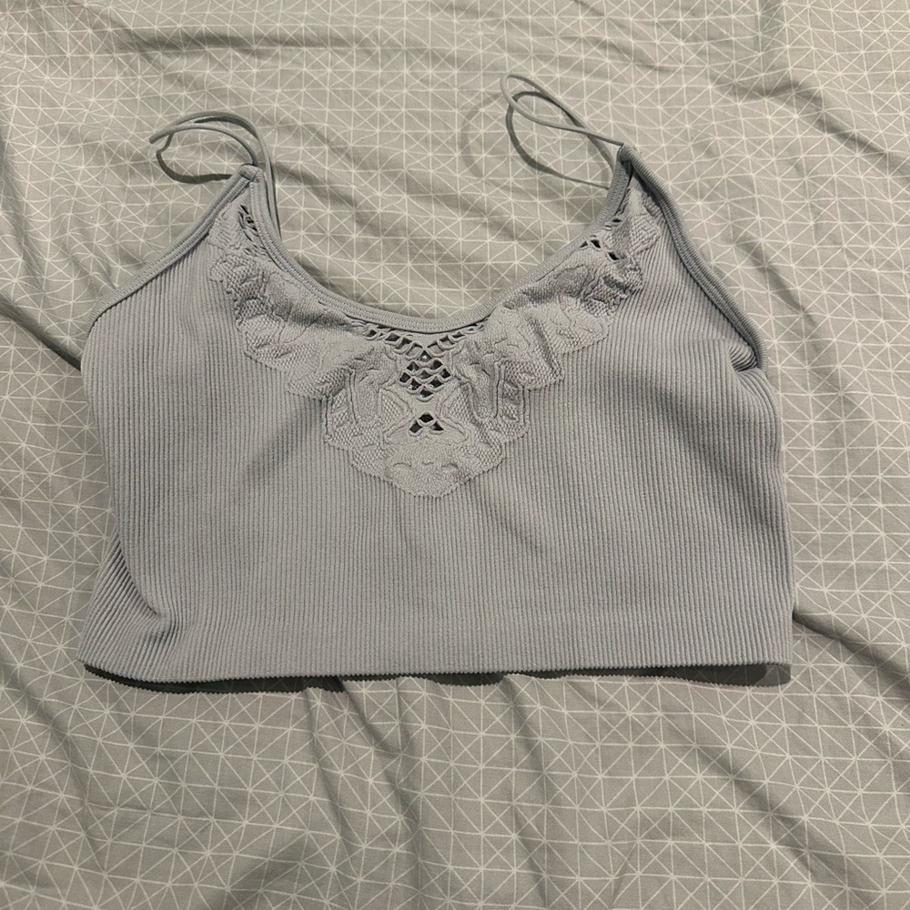 Aeropostale Blue Crop Top